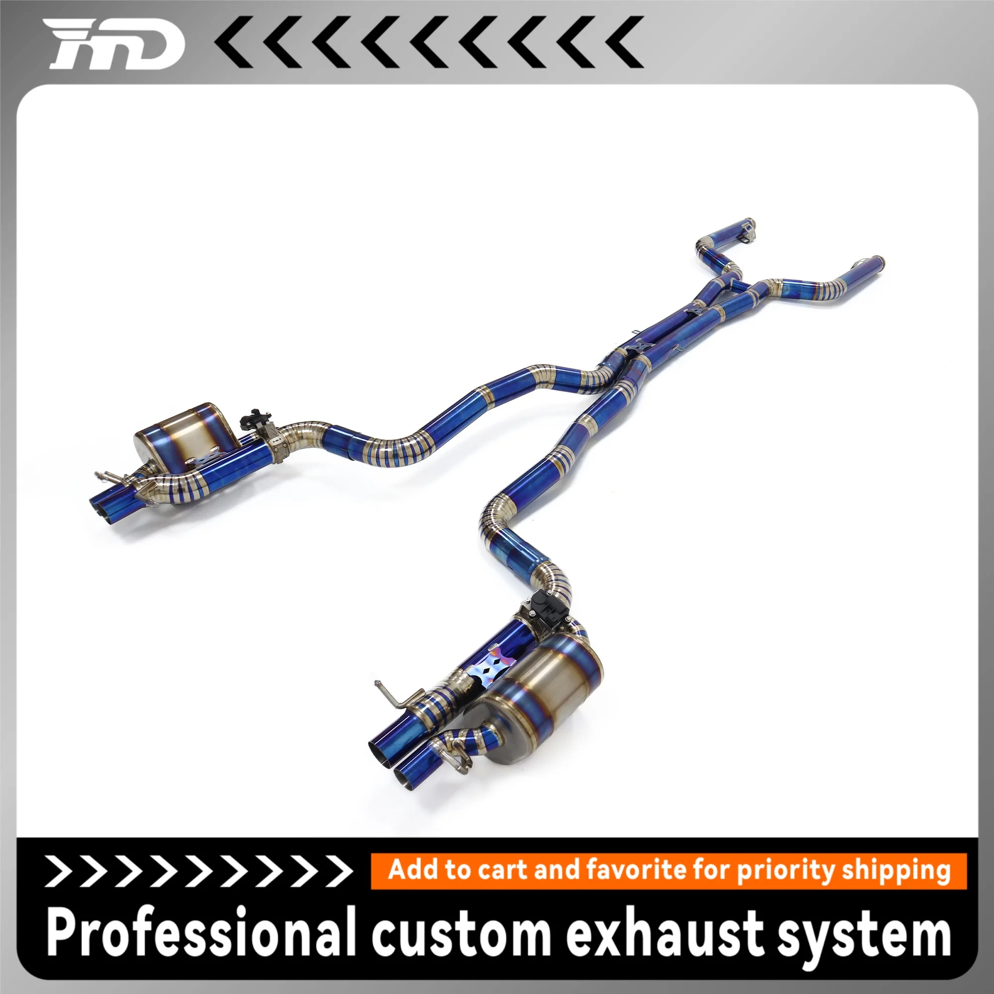 HMD TItanium catback Exhaust For Mercedes Benz C Class AMG C63 W205 2015+ 4.0T V8 With Heat Shield OPF Exhaust System Pipe
HMD TItanium catback Exhaust For Mercedes Benz C Class AMG C63 W205 2015+ 4.0T V8 With Heat Shield OPF Exhaust System Pipe