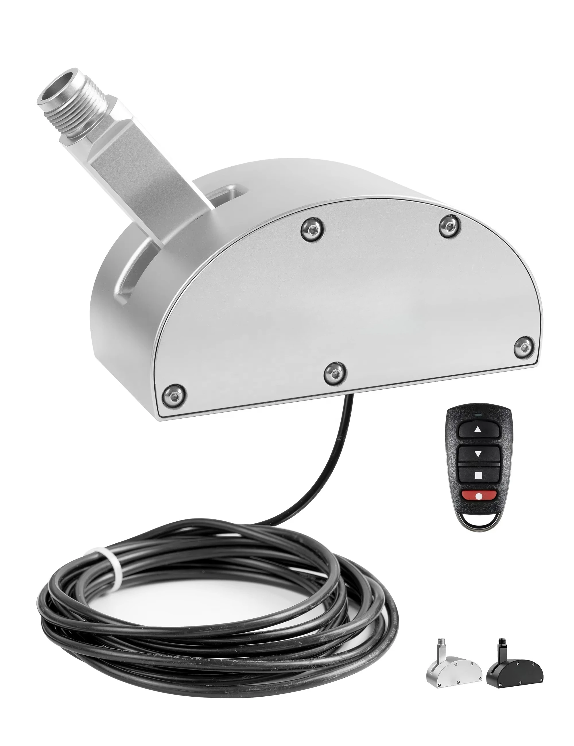 Wireless Auto Antenna Mount for Boat T-Top with Remote Control 0 to 90° Adjustable IP66 Waterproof Aluminum Marine Use
Wireless Auto Antenna Mount for Boat T-Top with Remote Control 0 to 90° Adjustable IP66 Waterproof Aluminum Marine Use