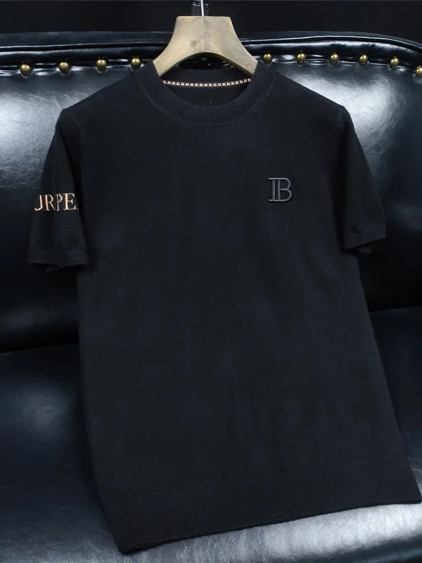 Модный мужской шерстяной свитер с круглым вырезом и коротким рукавом, трендовый базовый пуловер для осени
Модный мужской шерстяной свитер с круглым вырезом и коротким рукавом, трендовый базовый пуловер для осени