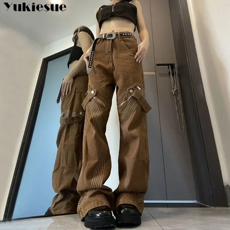Y2K Aesthetics Street Hip Hop Свободные повседневные широкие джинсовые брюки с высокой талией Американские прямые джинсы в стиле ретро Женские персонализированные
Y2K Aesthetics Street Hip Hop Свободные повседневные широкие джинсовые брюки с высокой талией Американские прямые джинсы в стиле ретро Женские персонализированные