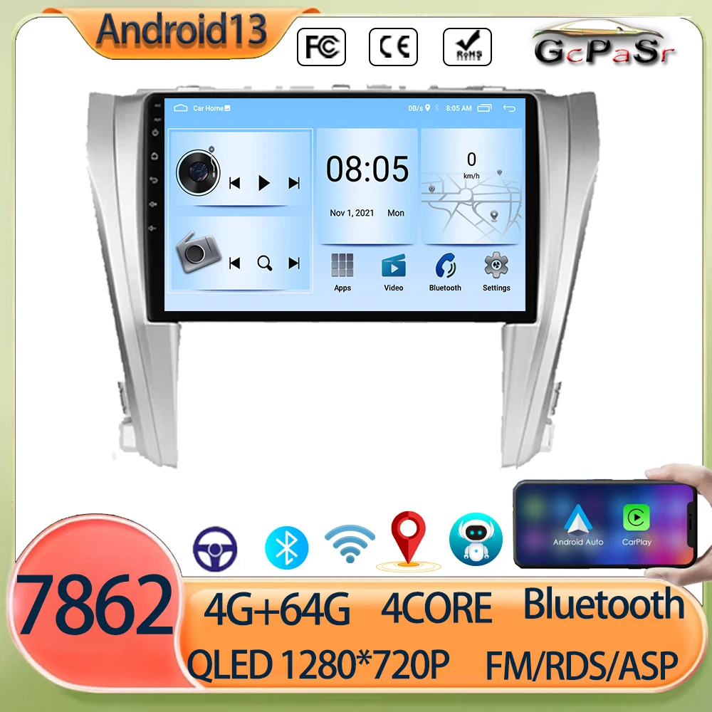 Android Car For Toyota Camry 2015-2017 Navigation Car Radio Multimedia Player Stereo Head Unit Wifi Autoradio Carplay No 2 Din
Android Car For Toyota Camry 2015-2017 Navigation Car Radio Multimedia Player Stereo Head Unit Wifi Autoradio Carplay No 2 Din
