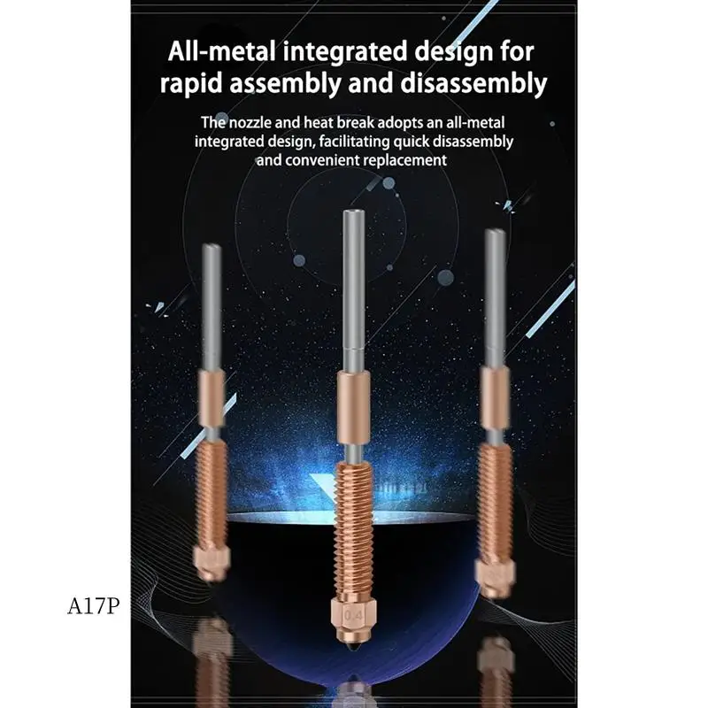 Аксессуары для 3D-принтеров AP-K1C, сопло из медного сплава и закаленной стали, комплект быстросъемных сопел для Ender3v3/K1max/K1C
Аксессуары для 3D-принтеров AP-K1C, сопло из медного сплава и закаленной стали, комплект быстросъемных сопел для Ender3v3/K1max/K1C