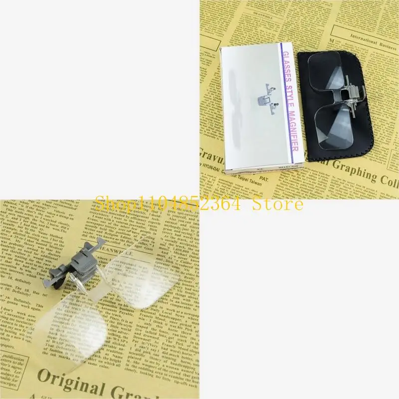 652F 2.0+ Magnification Clip On Head-Mounted Magnifier Glass for Eyeglass Close Read
652F 2.0+ Magnification Clip On Head-Mounted Magnifier Glass for Eyeglass Close Read