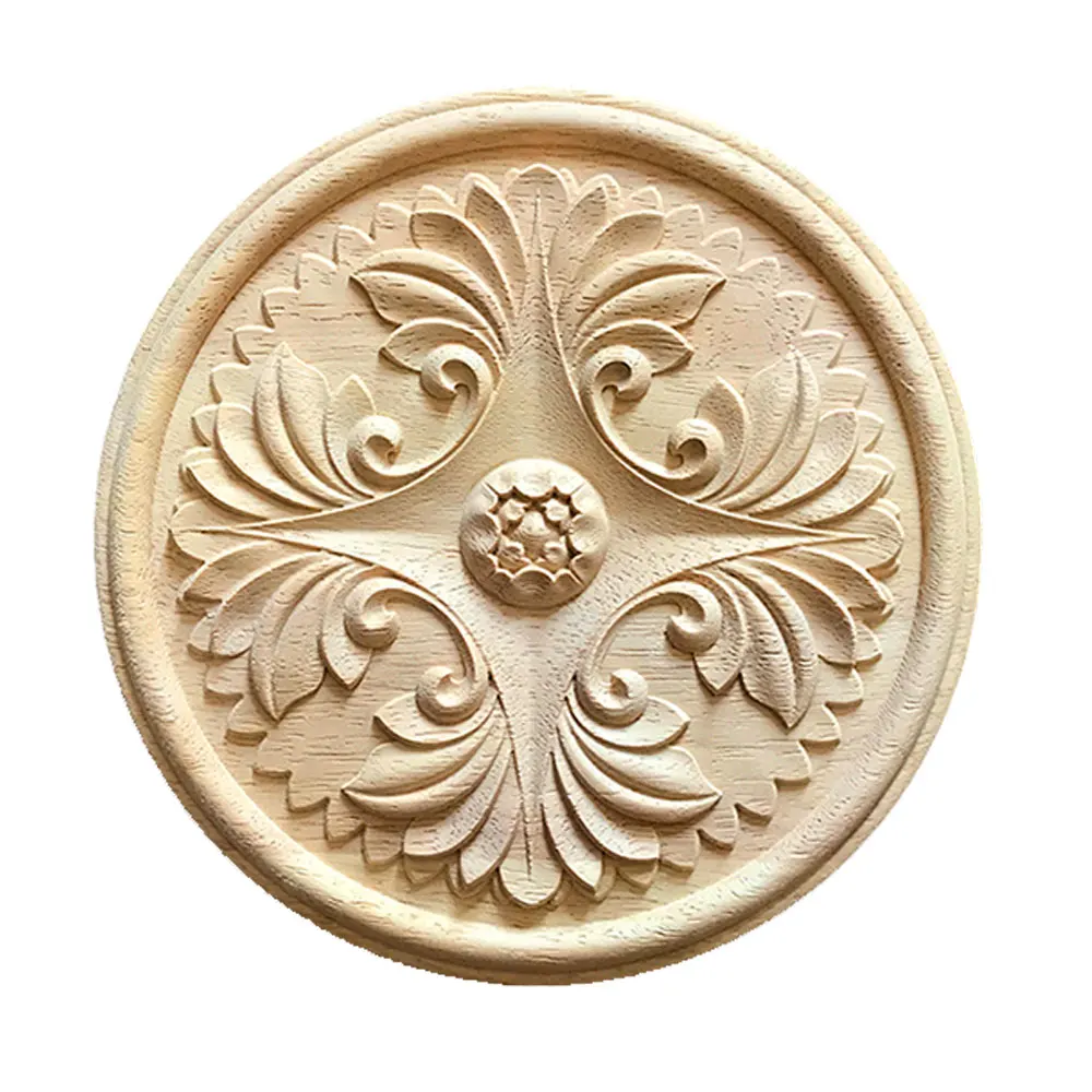 20cm Flower Pattern Round Wood Carved Decal Corner Onlay Applique Wall Door Cabinet Unpainted European Style Home Decor
20cm Flower Pattern Round Wood Carved Decal Corner Onlay Applique Wall Door Cabinet Unpainted European Style Home Decor