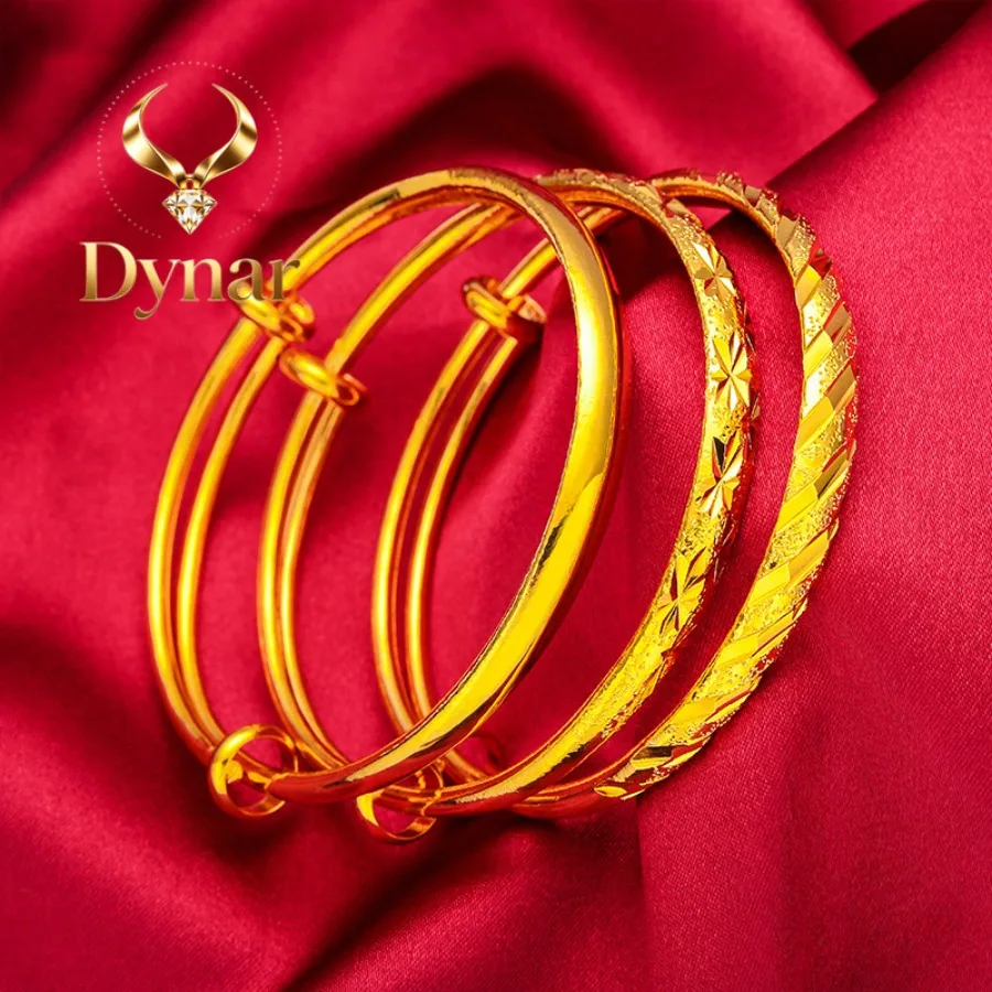 Dynar Jewelry Starry Sky Push-Pull Round Bracelet for Women, 24K Gold, AU999 | Matte gold with starburst texture, subtle glam
Dynar Jewelry Starry Sky Push-Pull Round Bracelet for Women, 24K Gold, AU999 | Matte gold with starburst texture, subtle glam