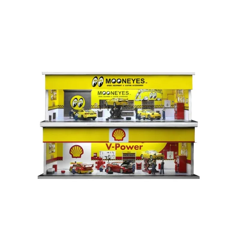 Shell repair workshop lighting version assembly scene