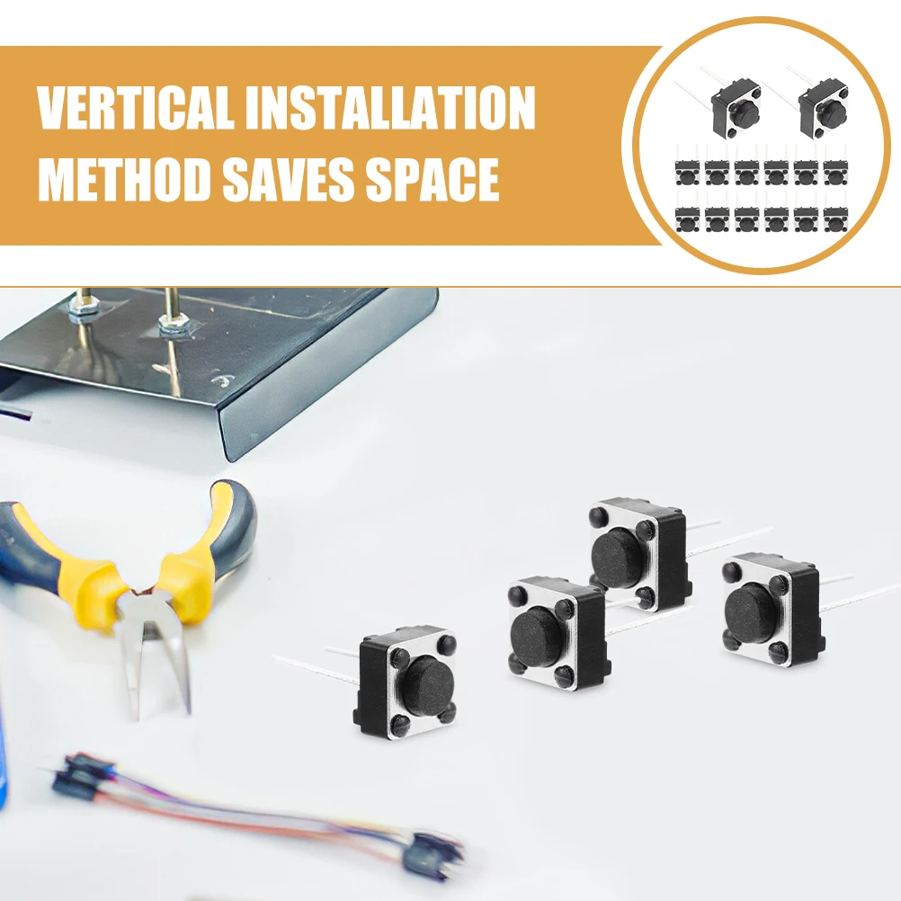 100pcs Tact Replacement Push Button Momentary Touch Vertical Tactile Switches Push Button PCB Electronic Component
100pcs Tact Replacement Push Button Momentary Touch Vertical Tactile Switches Push Button PCB Electronic Component