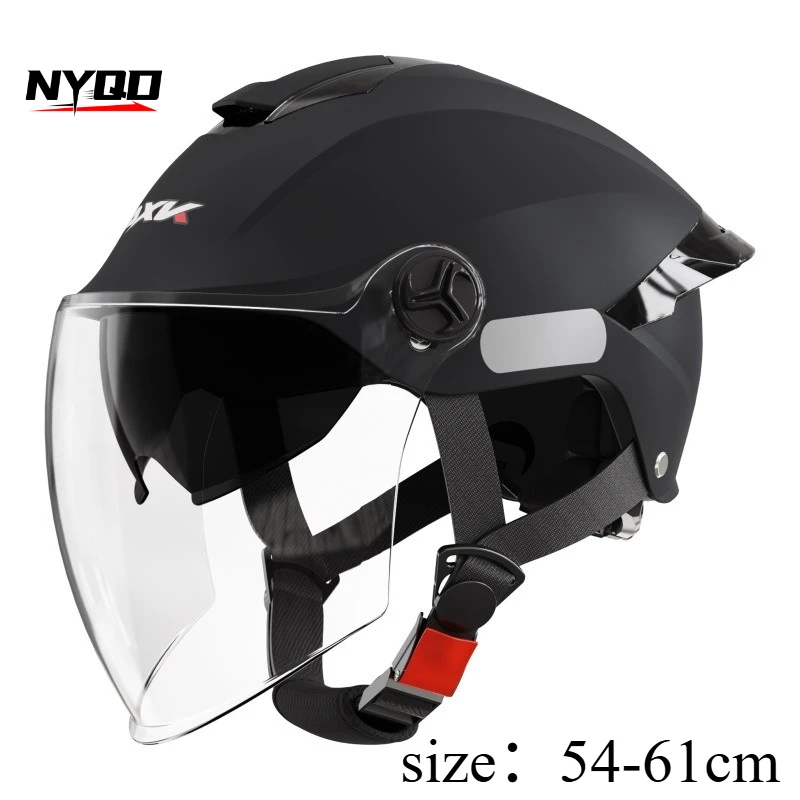 Summer impact protection safety open face motorbike helmet motorcycle short lens ordinary tail wing black 
Summer impact protection safety open face motorbike helmet motorcycle short lens ordinary tail wing black