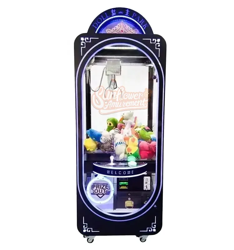 Lucky Pink Crane Claw Machine Coin Operated Arcade Game Machine Doll Crane Claw Game Prize Vending for Sale
Lucky Pink Crane Claw Machine Coin Operated Arcade Game Machine Doll Crane Claw Game Prize Vending for Sale