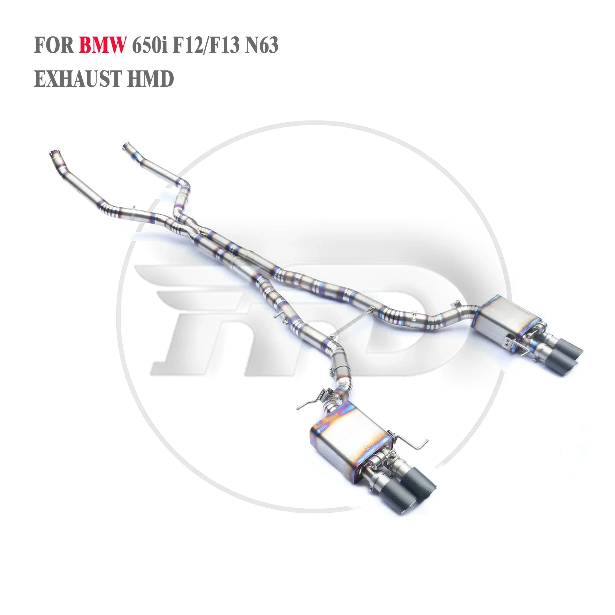 Титановая выхлопная система HMD Performance Catback для двигателя BMW 650i F13 N63, глушитель 4,4T с клапаном
Титановая выхлопная система HMD Performance Catback для двигателя BMW 650i F13 N63, глушитель 4,4T с клапаном