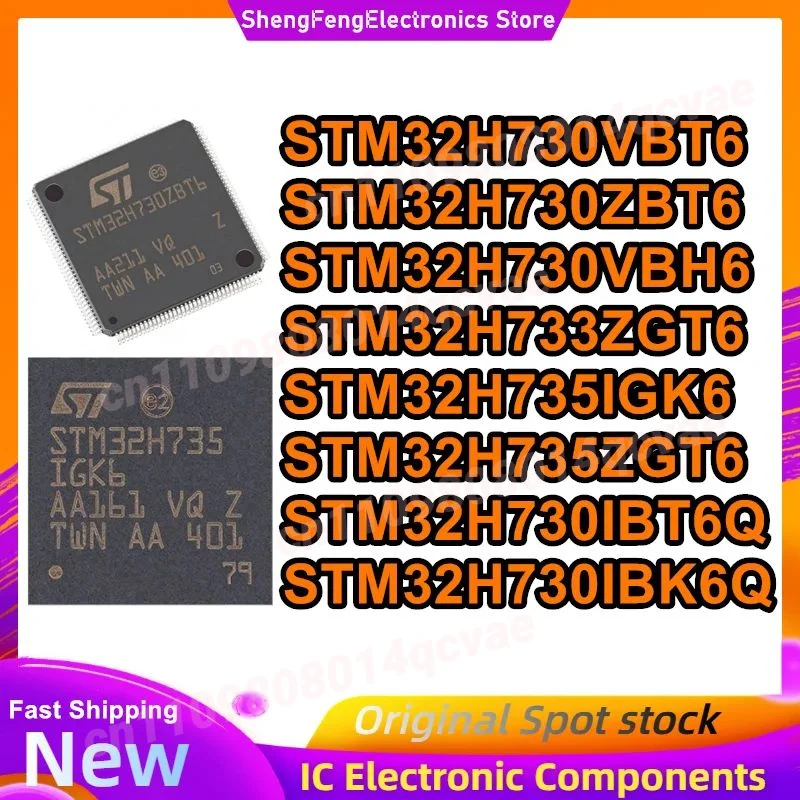 Новые микросхемы STM32H730VBT6, STM32H730ZBT6, STM32H730VBH6, STM32H733ZGT6, STM32H735IGK6, STM32H735ZGT6, STM32H730IBT6Q, STM32H730IBK6Q
Новые микросхемы STM32H730VBT6, STM32H730ZBT6, STM32H730VBH6, STM32H733ZGT6, STM32H735IGK6, STM32H735ZGT6, STM32H730IBT6Q, STM32H730IBK6Q