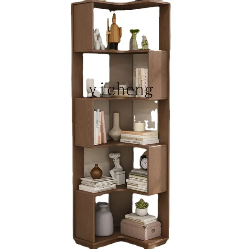 ZZZf Solid Wood Corner Bookshelf Floor Storage Home Living Room Corner Cabinet Storage Simple Corner Bookcase
ZZZf Solid Wood Corner Bookshelf Floor Storage Home Living Room Corner Cabinet Storage Simple Corner Bookcase