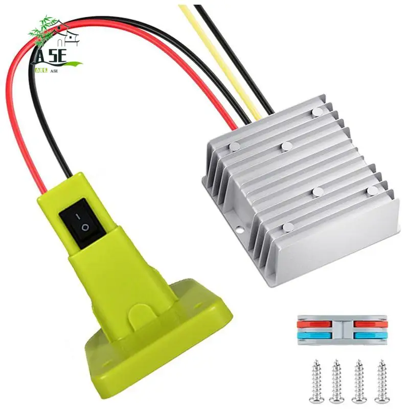 Адаптер-конвертер A05E для Ryobi DC 18V в DC 12V 20A 240W, понижающий/повышающий преобразователь напряжения, автоматический регулятор напряжения для самостоятельной установки
Адаптер-конвертер A05E для Ryobi DC 18V в DC 12V 20A 240W, понижающий/повышающий преобразователь напряжения, автоматический регулятор напряжения для самостоятельной установки