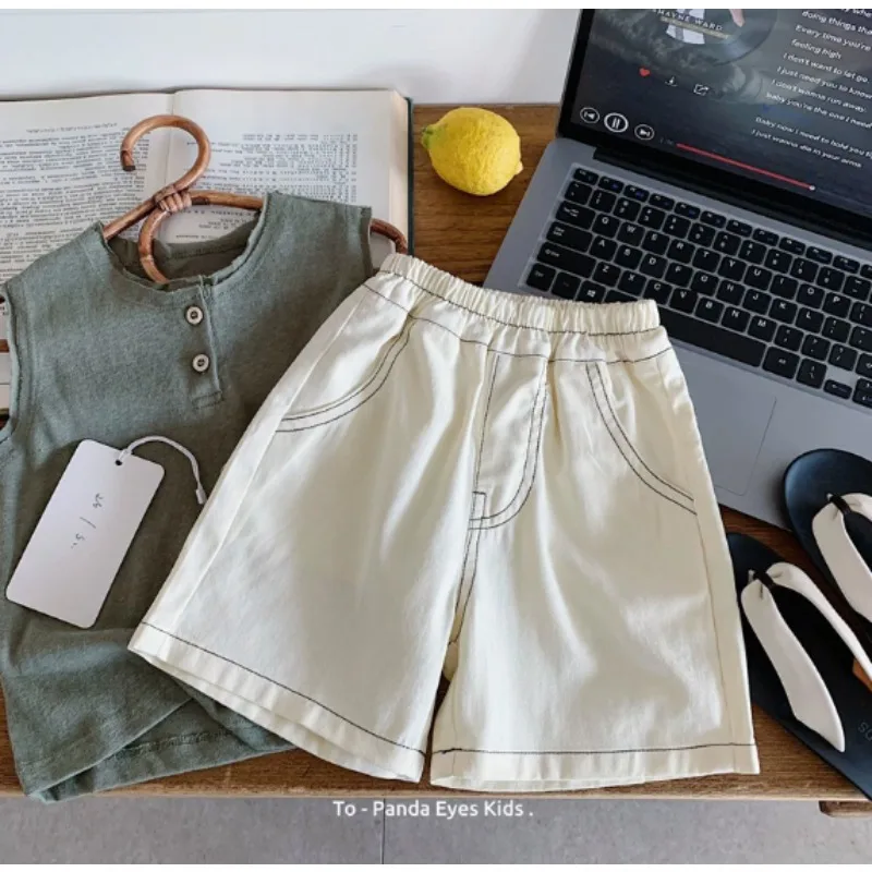 Summer New Children Loose Shorts Solid Casual Pants Casual Shorts Toddler Middle Pants Kids Clothes
Summer New Children Loose Shorts Solid Casual Pants Casual Shorts Toddler Middle Pants Kids Clothes