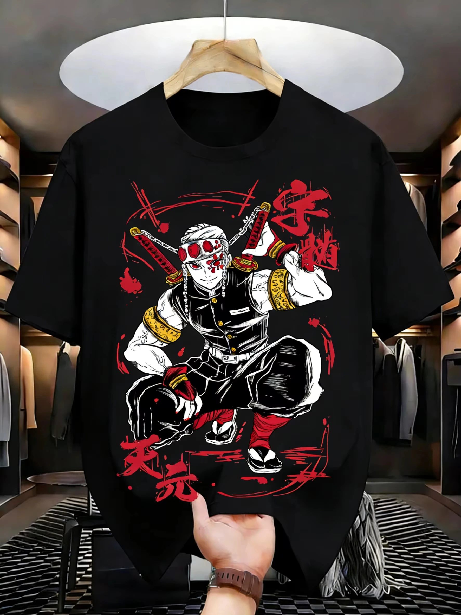Оверсайз футболка унисекс с принтом Demon Slayer Tengen, летняя, для пар, уличная мода, повседневная, для родителей и детей, в стиле Харадзюку
Оверсайз футболка унисекс с принтом Demon Slayer Tengen, летняя, для пар, уличная мода, повседневная, для родителей и детей, в стиле Харадзюку