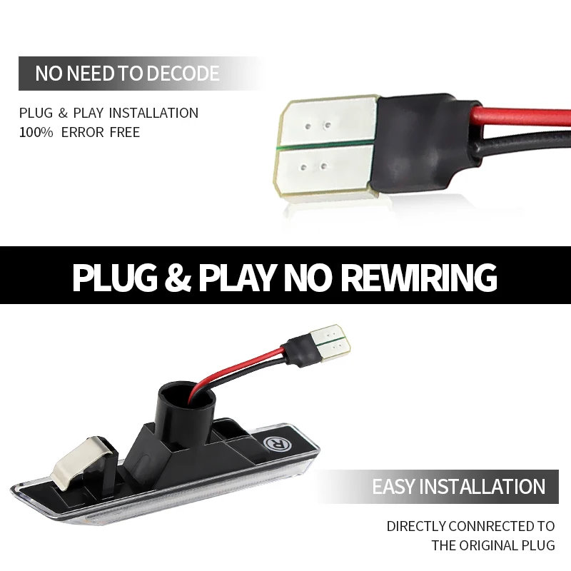 2PCS LED Side Marker Lights Canbus For BMW 3 Series E36 M3 Facelift model X5 E53 Clear Lens Turn Signal Lamps Car Accessories
2PCS LED Side Marker Lights Canbus For BMW 3 Series E36 M3 Facelift model X5 E53 Clear Lens Turn Signal Lamps Car Accessories