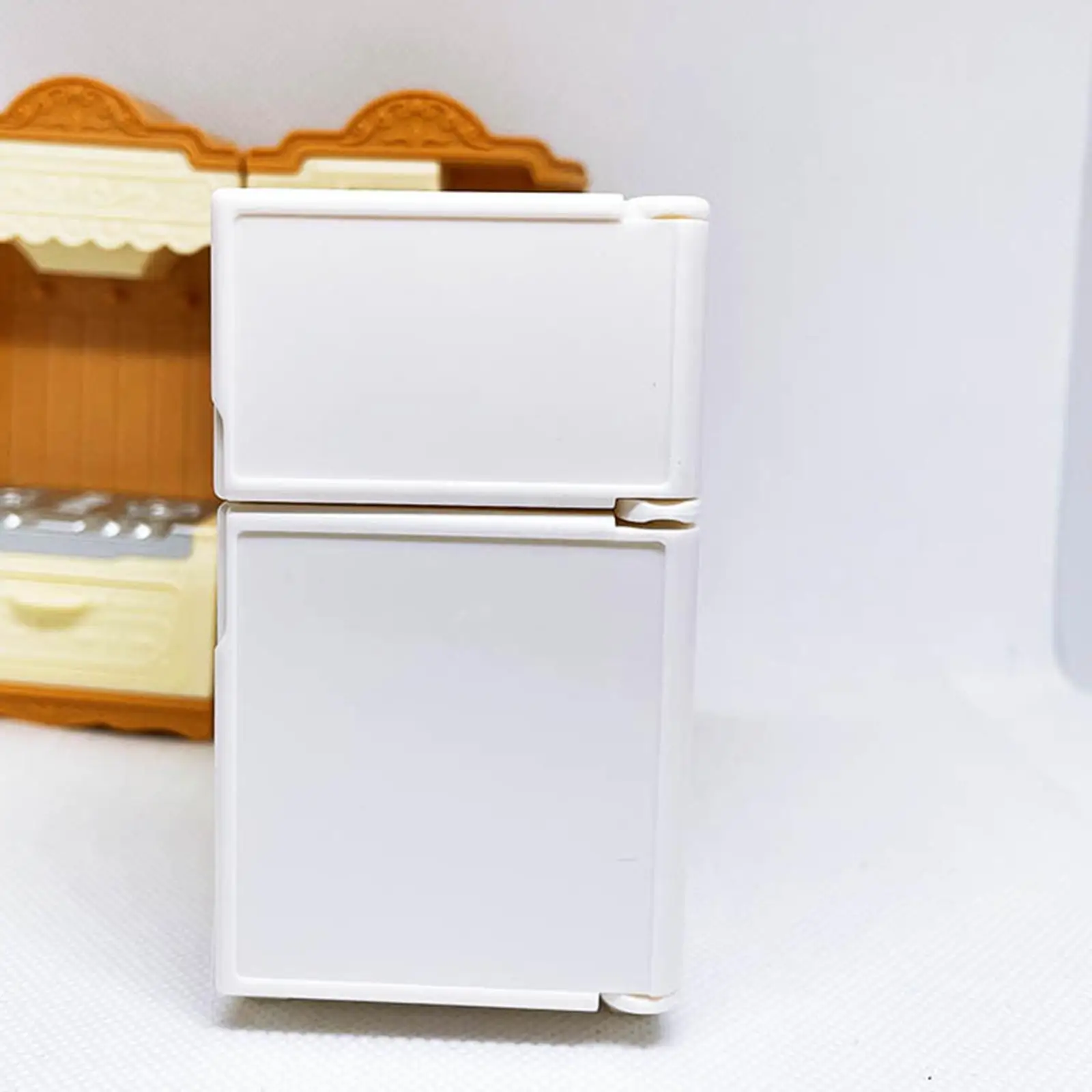 1/12 Dollhouse Mini Fridge Simulation Cooking Bench Model with Two Doors Decor Accessories Toys Ornament Life Scene
1/12 Dollhouse Mini Fridge Simulation Cooking Bench Model with Two Doors Decor Accessories Toys Ornament Life Scene