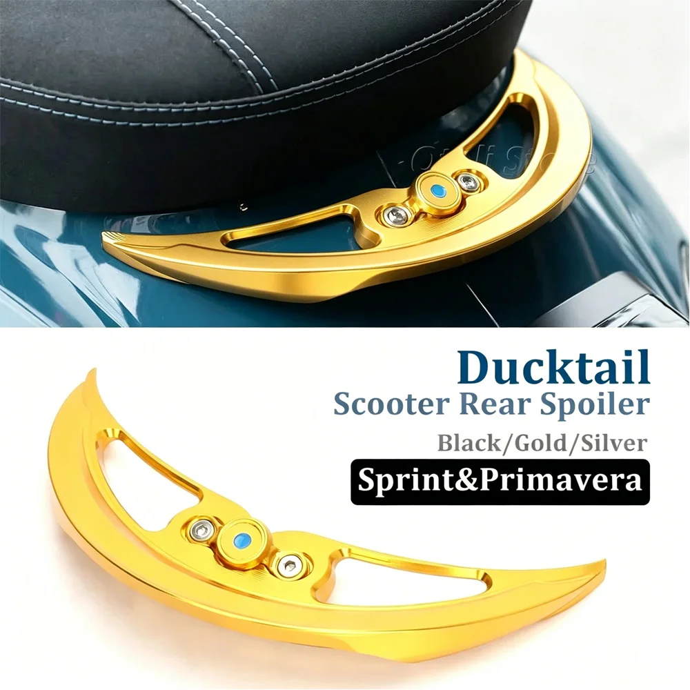 For Vespa Sprint 150 Primavera 150 2017-2025 Motorcycle CNC Ducktail Scooter Rear Spoiler Winglet Decoration Accessories
For Vespa Sprint 150 Primavera 150 2017-2025 Motorcycle CNC Ducktail Scooter Rear Spoiler Winglet Decoration Accessories