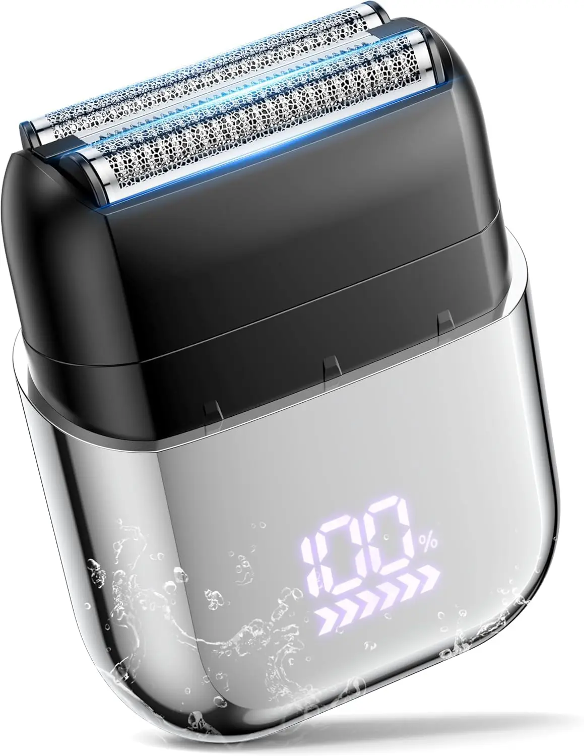 Electric Foil Shaver for Men: Cordless, IPX7 Waterproof, Type-C Rechargeable with LED Display and Travel Lock
Electric Foil Shaver for Men: Cordless, IPX7 Waterproof, Type-C Rechargeable with LED Display and Travel Lock