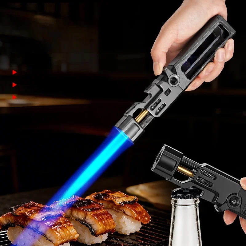 New Lockable Jet Torch Lighter, Slim Refillable Butane Gas Lighter, Windproof Adjustable Flame for Outdoor Smoke Accesoires
New Lockable Jet Torch Lighter, Slim Refillable Butane Gas Lighter, Windproof Adjustable Flame for Outdoor Smoke Accesoires