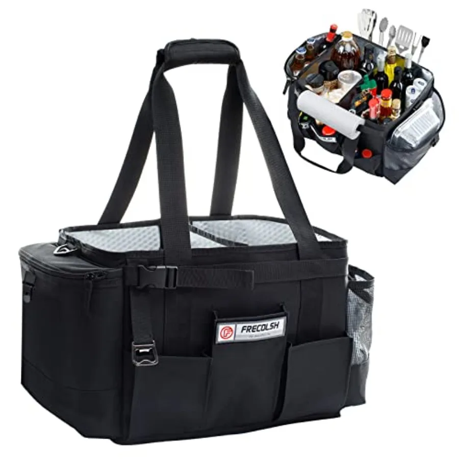 FREECOLSH Waterproof Caddy, 16" x 11" x 11", with Detachable Strap and Shoulder Pad for Carrying Utensils and Camping plies
FREECOLSH Waterproof Caddy, 16" x 11" x 11", with Detachable Strap and Shoulder Pad for Carrying Utensils and Camping plies