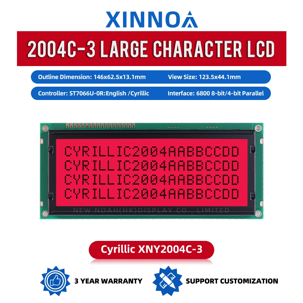 Cyrillic Red Light Black Letters 2004C-3 Модуль символов 4*20 4X20 2004 18-контактный интерфейсный модуль ST7066U ЖК-экран
Cyrillic Red Light Black Letters 2004C-3 Модуль символов 4*20 4X20 2004 18-контактный интерфейсный модуль ST7066U ЖК-экран