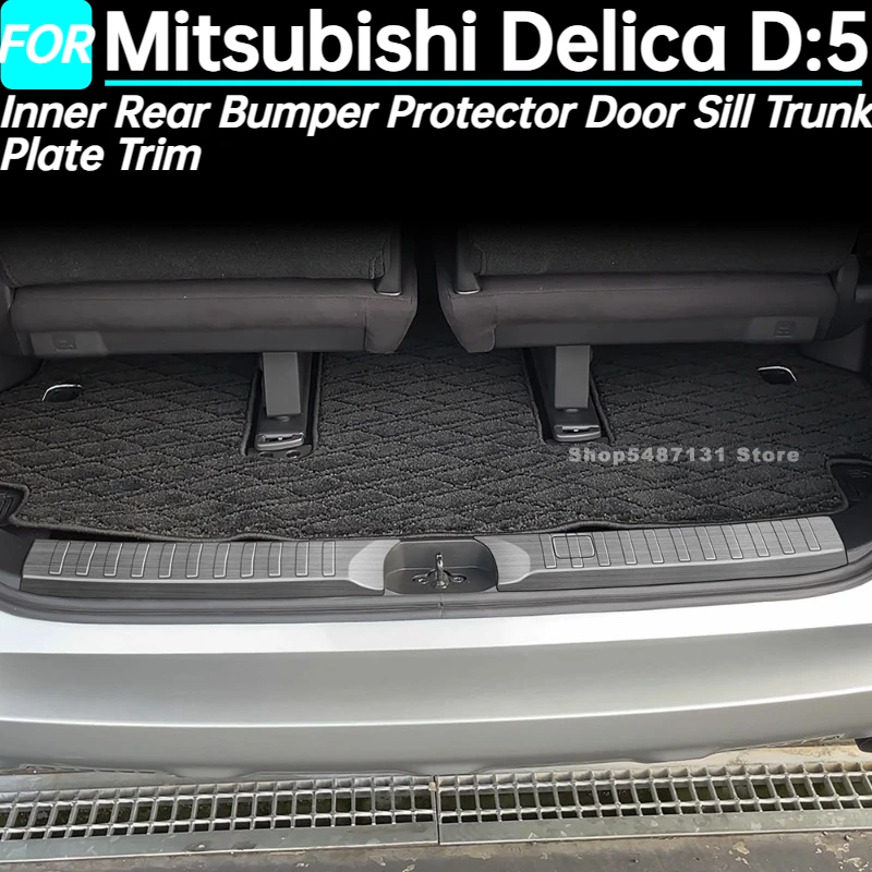 Car Inner Rear Bumper Protector Door Sill Trunk Plate Trim for Mitsubishi Delica D:5 Interior Accessories 2023 2024 2025
Car Inner Rear Bumper Protector Door Sill Trunk Plate Trim for Mitsubishi Delica D:5 Interior Accessories 2023 2024 2025
