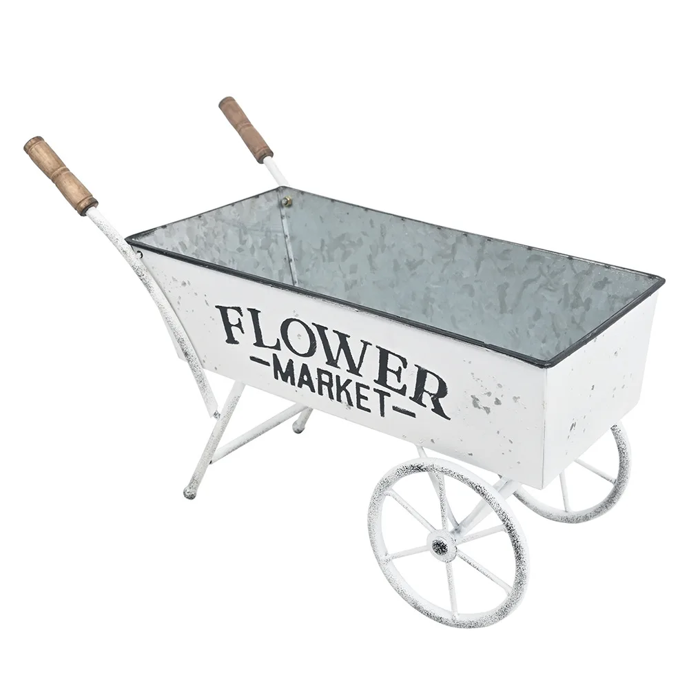 Wrought iron design trolley flower pot gardening storage garden outdoor retro flower ornament wholesale multi-functional storage
Wrought iron design trolley flower pot gardening storage garden outdoor retro flower ornament wholesale multi-functional storage