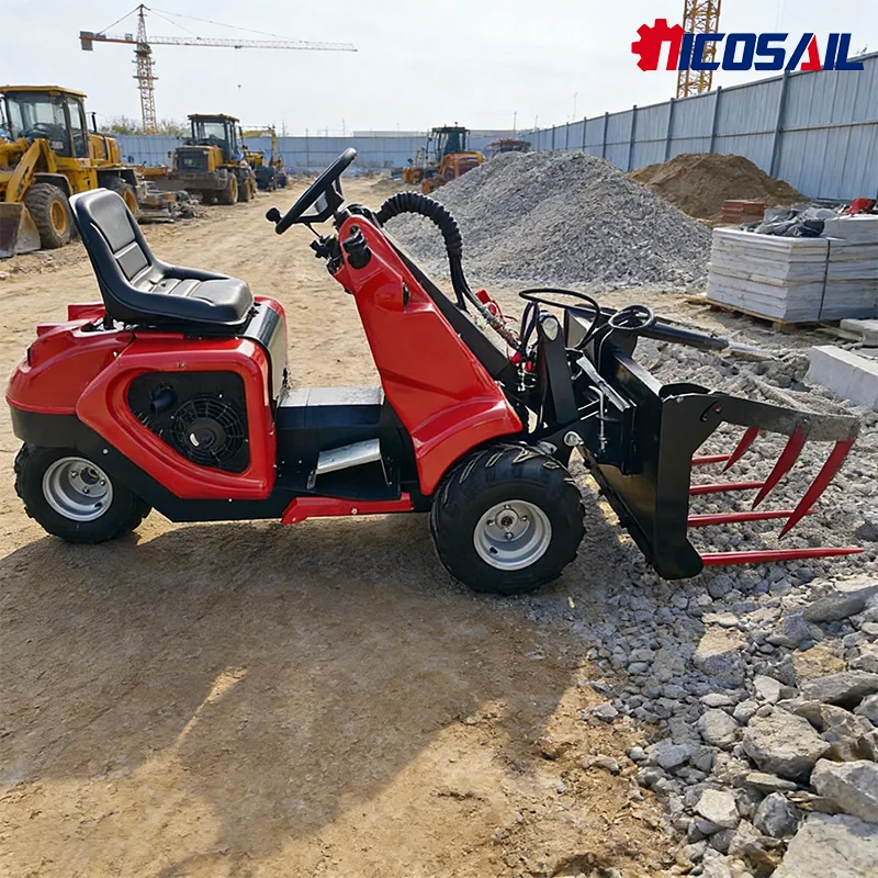Three-wheeled skid steer loader Made in China Popular Sale Compact Mini Skid Loader with 3 Wheel Drive
Three-wheeled skid steer loader Made in China Popular Sale Compact Mini Skid Loader with 3 Wheel Drive