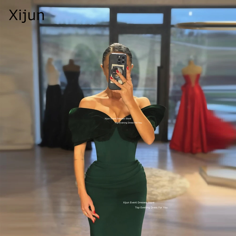 Xijun зеленые бархатные вечерние платья русалки с рукавами и открытыми плечами, платья для выпускного вечера длиной до пола, вечерние платья для выпускного вечера по индивидуальному заказу 2025
Xijun зеленые бархатные вечерние платья русалки с рукавами и открытыми плечами, платья для выпускного вечера длиной до пола, вечерние платья для выпускного вечера по индивидуальному заказу 2025