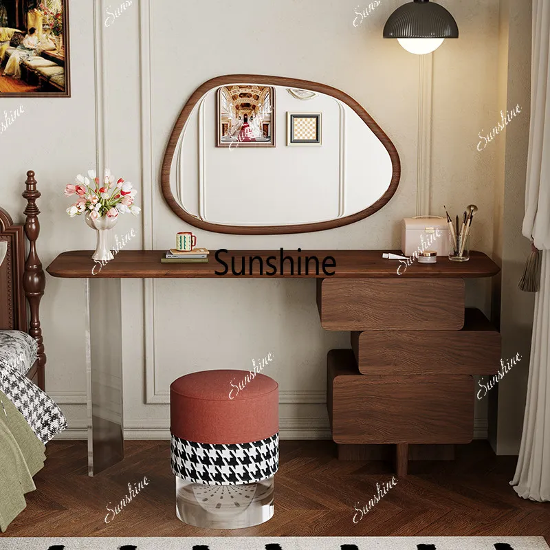 French retro style solid wood dresser retractable bedroom
French retro style solid wood dresser retractable bedroom