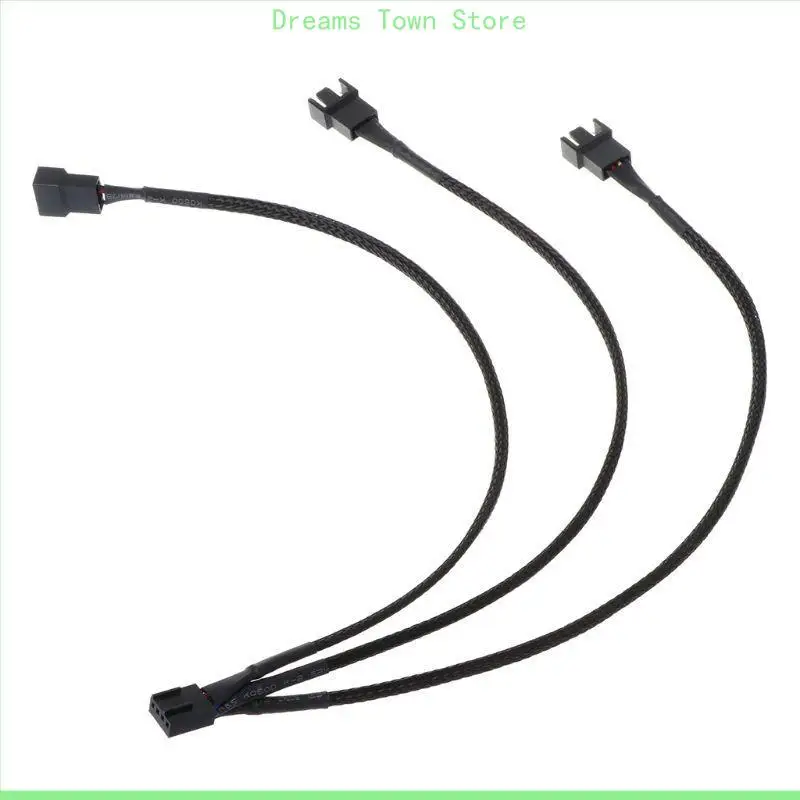 HX6A 1 to 3 Fan Cable 4pin to 3 x 4pin/3pin PWM Extender Cable 4pin Y Splitter 30CM
HX6A 1 to 3 Fan Cable 4pin to 3 x 4pin/3pin PWM Extender Cable 4pin Y Splitter 30CM