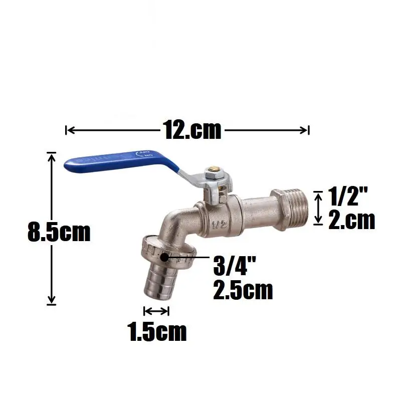 1 Piece Garden Bibcocks With Dual Nipple Outdoor Balcony Faucet Bathroom Faucet Blue Industrial And Home Irrigation Zinc Alloy
1 Piece Garden Bibcocks With Dual Nipple Outdoor Balcony Faucet Bathroom Faucet Blue Industrial And Home Irrigation Zinc Alloy