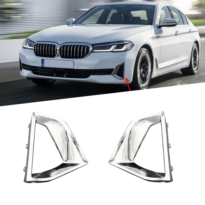 Car Front Bumper Fog Light Trim Frme 51119463481 51119463482 For BMW 5 Series G38 G30 2021-2024 Spare Parts Air Duct Trim Cover
Car Front Bumper Fog Light Trim Frme 51119463481 51119463482 For BMW 5 Series G38 G30 2021-2024 Spare Parts Air Duct Trim Cover