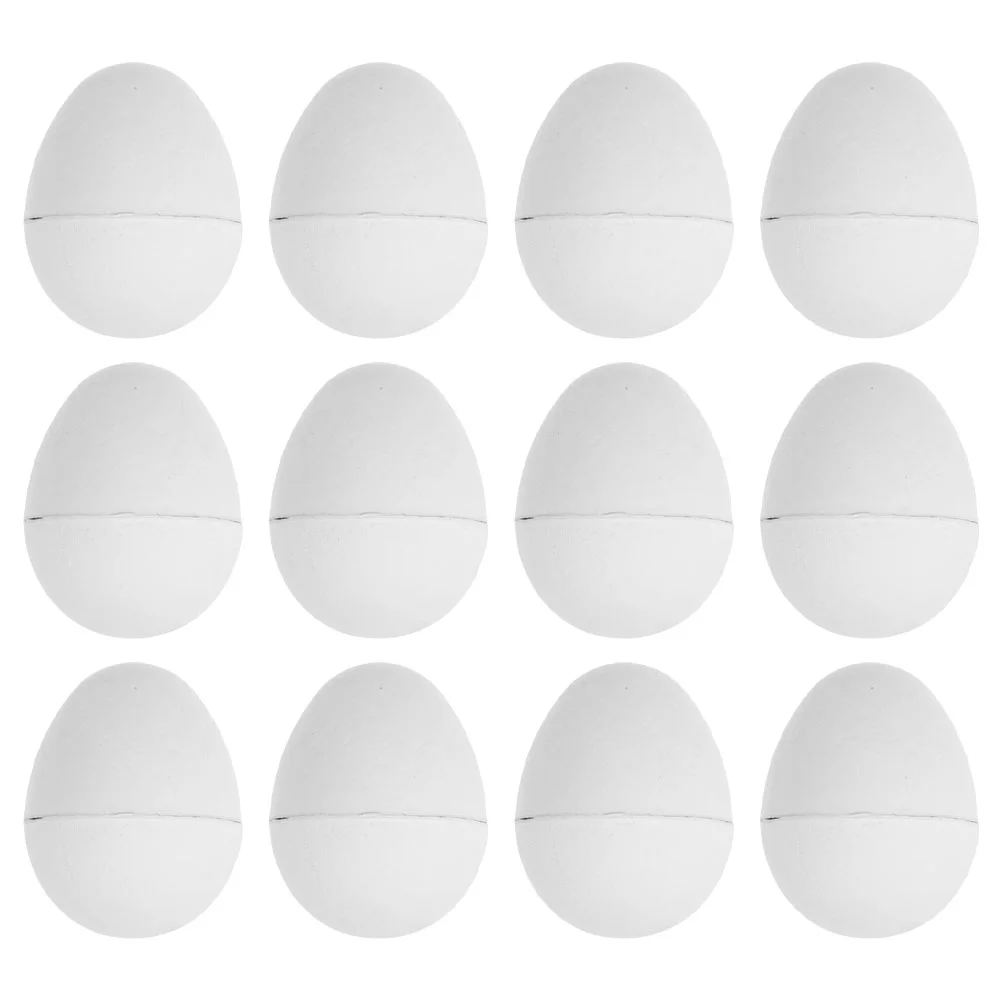 12 Pcs Unpainted Blank Paper Mache Easter Eggs Craft Decoration Fillable Openable Kids Toy Family Activity Festive Holiday
12 Pcs Unpainted Blank Paper Mache Easter Eggs Craft Decoration Fillable Openable Kids Toy Family Activity Festive Holiday