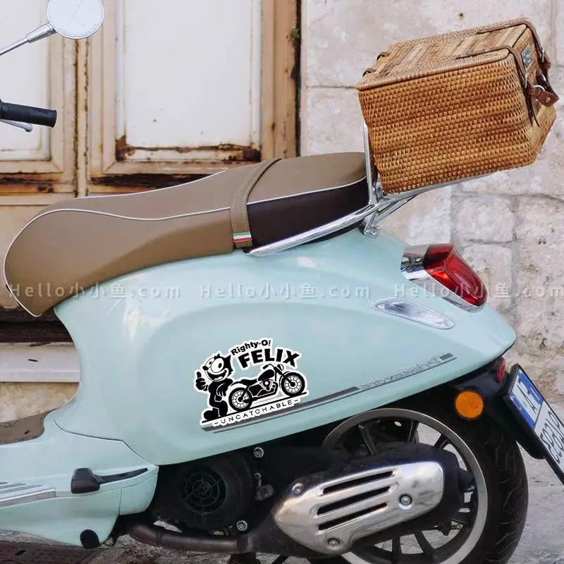 Cartoon Felix the Cat Latte Art Design Creative Retro Motorcycle Car Electric Scooter Stickers
Cartoon Felix the Cat Latte Art Design Creative Retro Motorcycle Car Electric Scooter Stickers