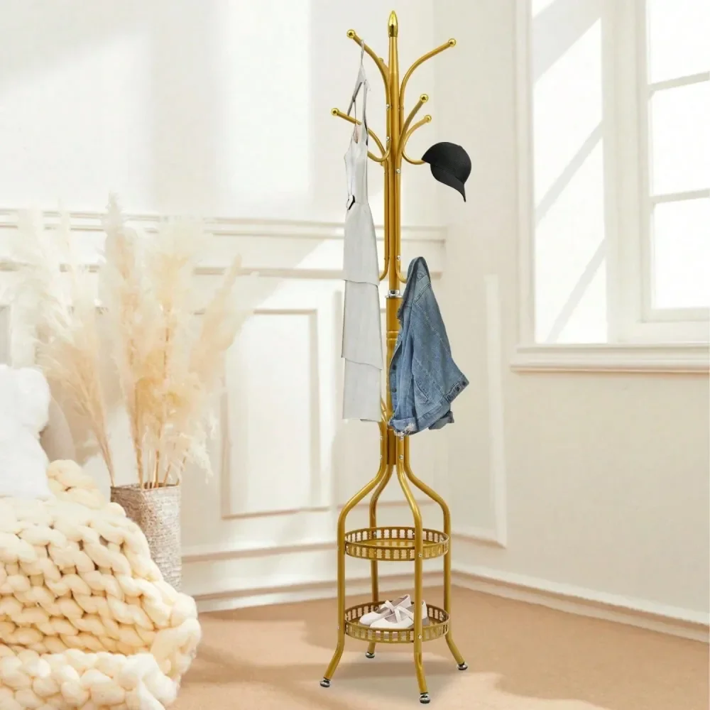 Metal Hook Coat Tree Stand Purse Hanger Hat Rack Hallway Entryway Indoor Basket
Metal Hook Coat Tree Stand Purse Hanger Hat Rack Hallway Entryway Indoor Basket