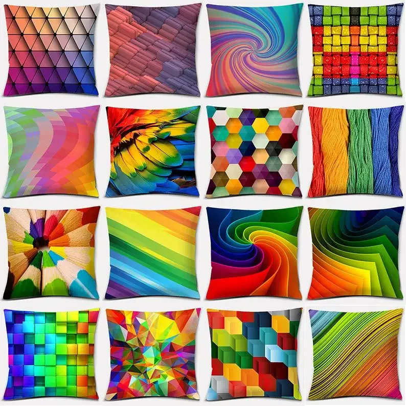 Colorful Series Throw Pillow Gift Home Office Decoration Bedroom Sofa Car Cushion Cover
Colorful Series Throw Pillow Gift Home Office Decoration Bedroom Sofa Car Cushion Cover
