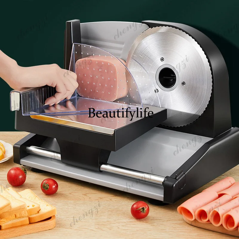 200W Electric Meat Slicer Machine Meat Grinder Cuts Meat Bread Fruit Cheese Vegetable Adjustable Thickness Sausage Ham Slicer
200W Electric Meat Slicer Machine Meat Grinder Cuts Meat Bread Fruit Cheese Vegetable Adjustable Thickness Sausage Ham Slicer