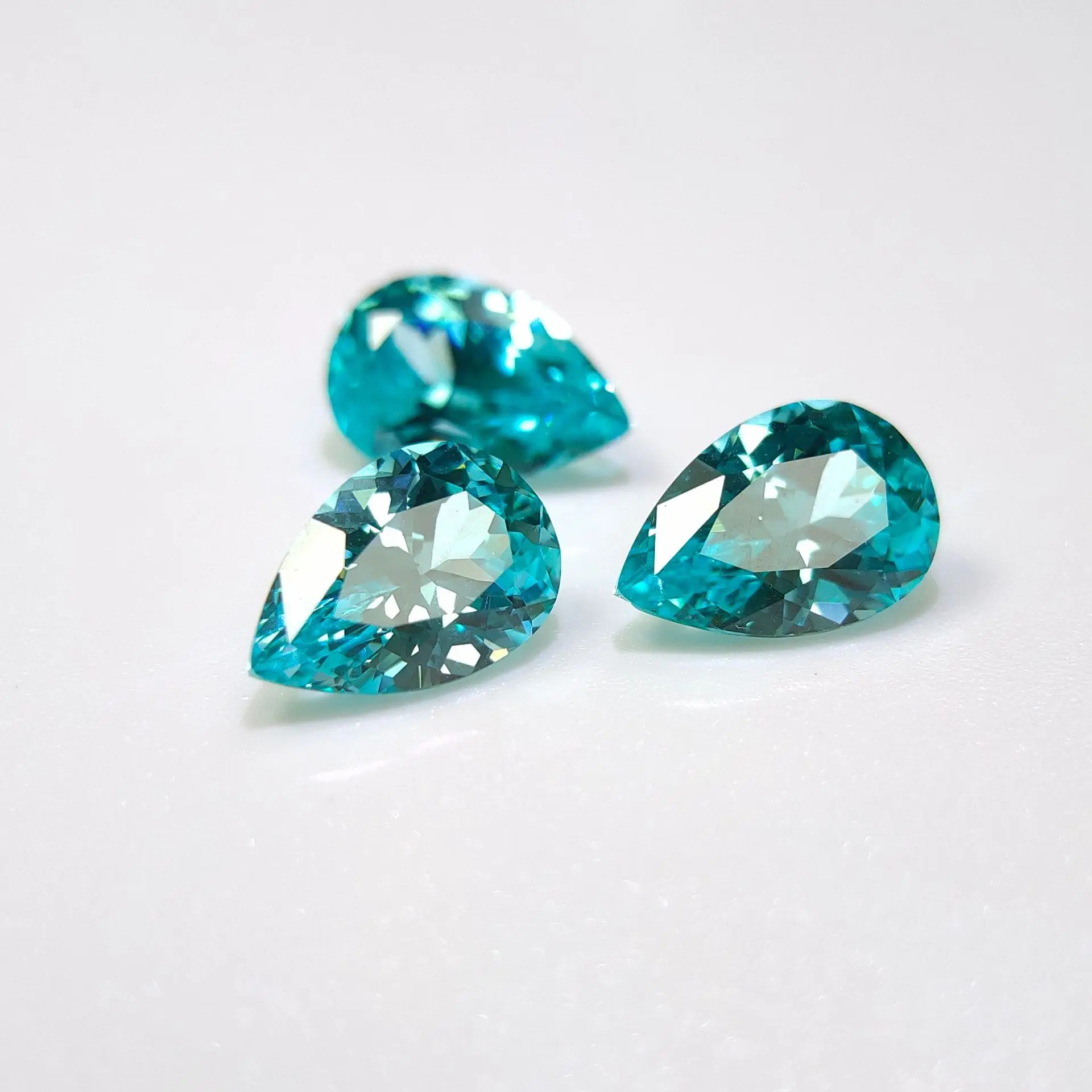 Lab-Created Czochralski method Paraiba Tourmaline VVS Lab-grown Gemstones Loose Pear Faceted Cut 1Pcs For Jewelry Making
Lab-Created Czochralski method Paraiba Tourmaline VVS Lab-grown Gemstones Loose Pear Faceted Cut 1Pcs For Jewelry Making