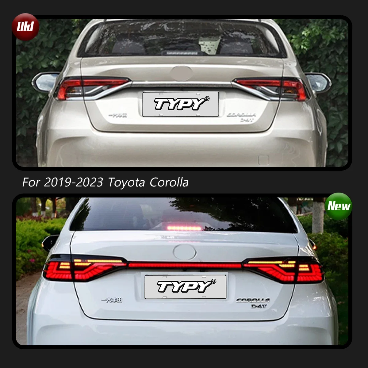 TYPY Автомобильные задние фонари для Toyota Corolla 2019-2023, светодиодные автомобильные задние фонари, дневные ходовые огни, динамические указатели поворота, автомобильные аксессуары
TYPY Автомобильные задние фонари для Toyota Corolla 2019-2023, светодиодные автомобильные задние фонари, дневные ходовые огни, динамические указатели поворота, автомобильные аксессуары
