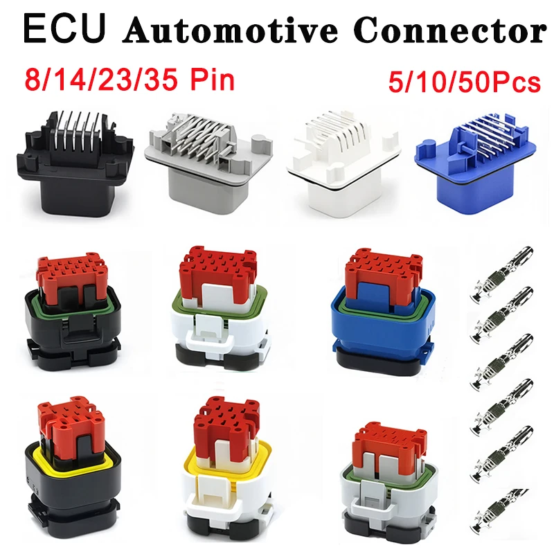 5/10/50Pcs 8 14 23 35 Pin Automotive Connector Waterproof Electrical Plug For Ecu 770680-1 776273-1 776164-1 Male Female Socket
5/10/50Pcs 8 14 23 35 Pin Automotive Connector Waterproof Electrical Plug For Ecu 770680-1 776273-1 776164-1 Male Female Socket