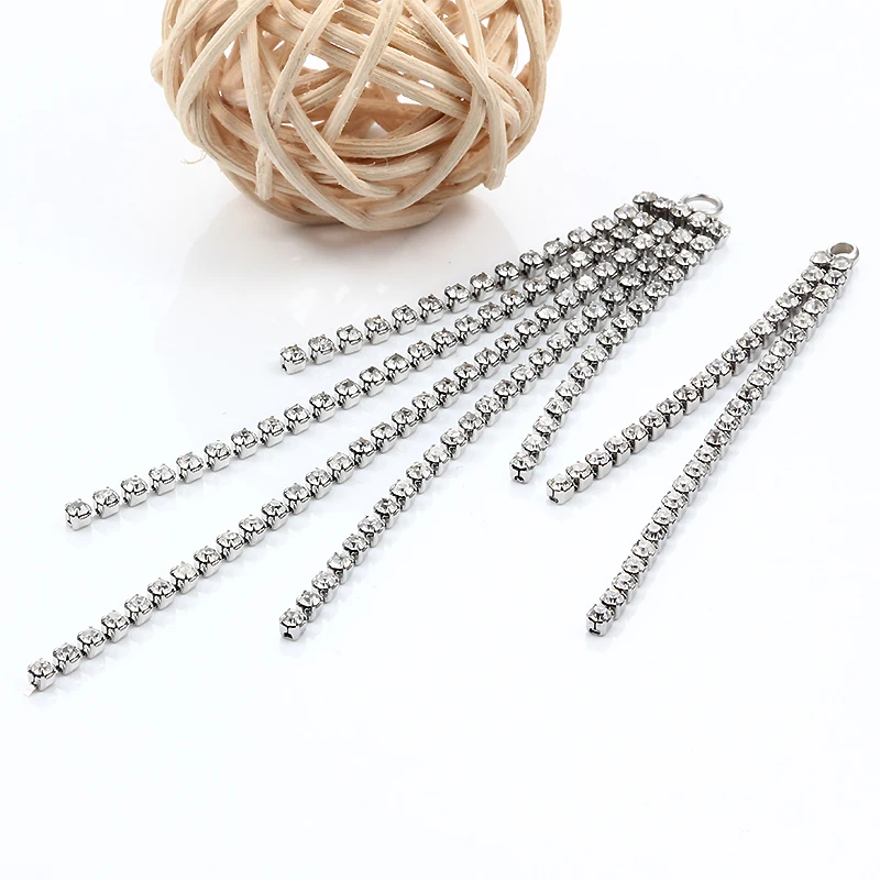 Блестящие бриллиантовые цепи из нержавеющей стали, подвеска с кисточкой, модные ювелирные изделия, фурнитура «сделай сам» для женских сережек, одежды, цепочки, фурнитура
Блестящие бриллиантовые цепи из нержавеющей стали, подвеска с кисточкой, модные ювелирные изделия, фурнитура «сделай сам» для женских сережек, одежды, цепочки, фурнитура