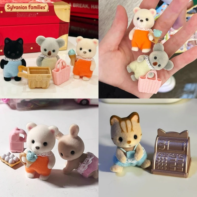 Оригинальный семейный фестиваль SYLVANIAN, кукольный домик Kaola Baby, тигр, полосатый кот, детская флокированная кукла, украшение, подарки
Оригинальный семейный фестиваль SYLVANIAN, кукольный домик Kaola Baby, тигр, полосатый кот, детская флокированная кукла, украшение, подарки
