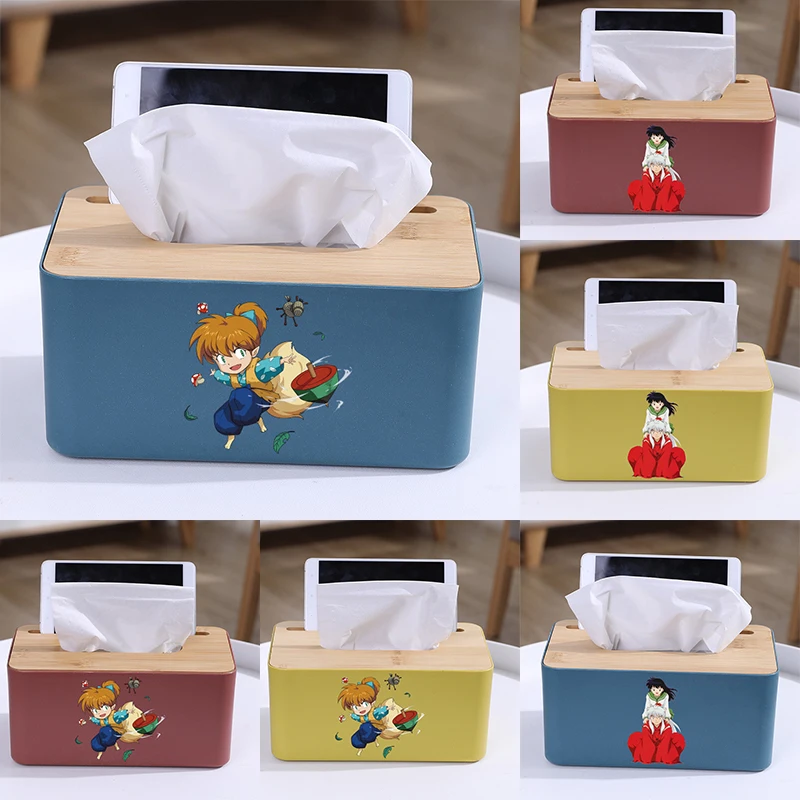 Inuyasha Bamboo and Wood Can Hold Mobile Phone Tissue Boxes Anime Living Room Home Paper Napkins Remote Control Storage Box
Inuyasha Bamboo and Wood Can Hold Mobile Phone Tissue Boxes Anime Living Room Home Paper Napkins Remote Control Storage Box