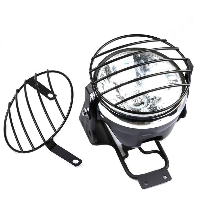 7 inch Motorcycle Universal Vintage Headlight Protector Retro Cover for Harley Ducati Yamaha Cafe Racer Round headlight
7 inch Motorcycle Universal Vintage Headlight Protector Retro Cover for Harley Ducati Yamaha Cafe Racer Round headlight
