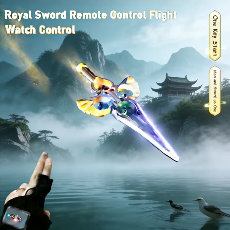 LED Light RC Flying Sword Glider Drone | Hand Wave & Controller Dual Mode Stunt Plane for Kids Teens Adults Aerial Play
LED Light RC Flying Sword Glider Drone | Hand Wave & Controller Dual Mode Stunt Plane for Kids Teens Adults Aerial Play