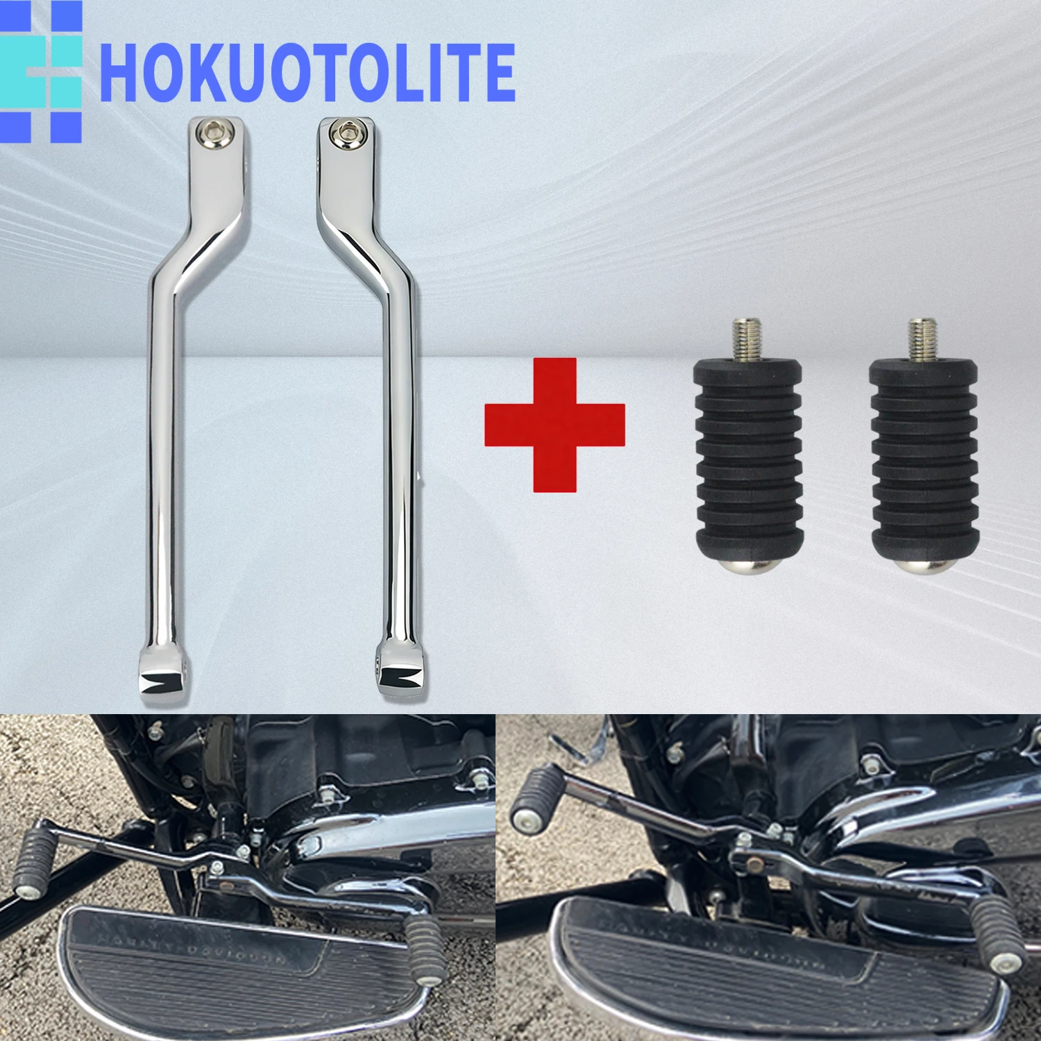 Motorcycle Heel Toe Shift Lever Front Rear Shifter Pegs For Harley Touring Road King Street Electra Glide Softail Fat Boy 86-25
Motorcycle Heel Toe Shift Lever Front Rear Shifter Pegs For Harley Touring Road King Street Electra Glide Softail Fat Boy 86-25