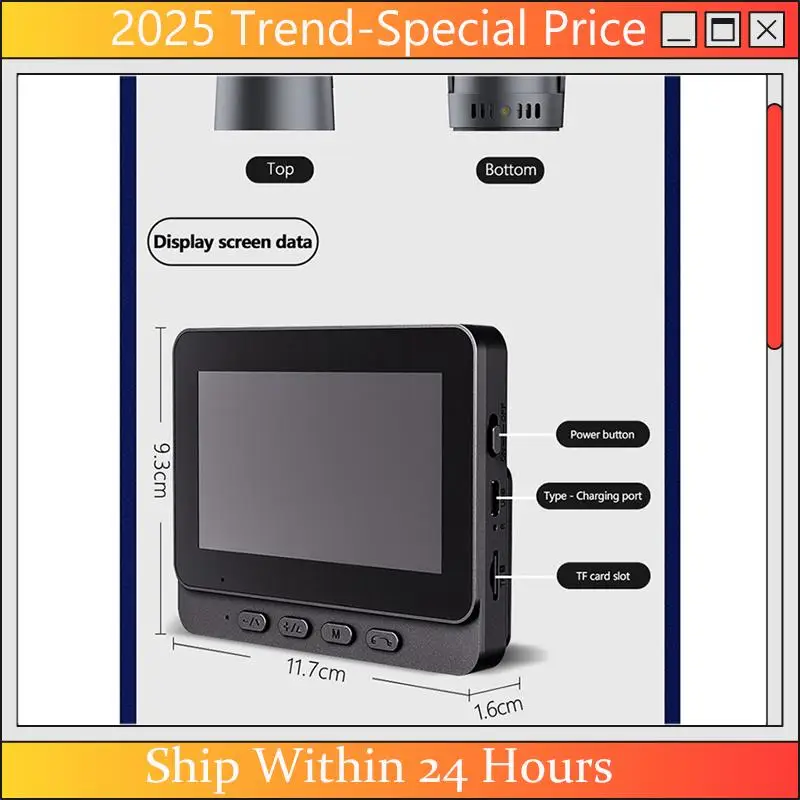 CHYY Top Wireless Waterproof Visual Doorbell IR Night Vision Door Bell HD 4.3Inch IPS Screen Video Smart Home Door Bell Camera
CHYY Top Wireless Waterproof Visual Doorbell IR Night Vision Door Bell HD 4.3Inch IPS Screen Video Smart Home Door Bell Camera