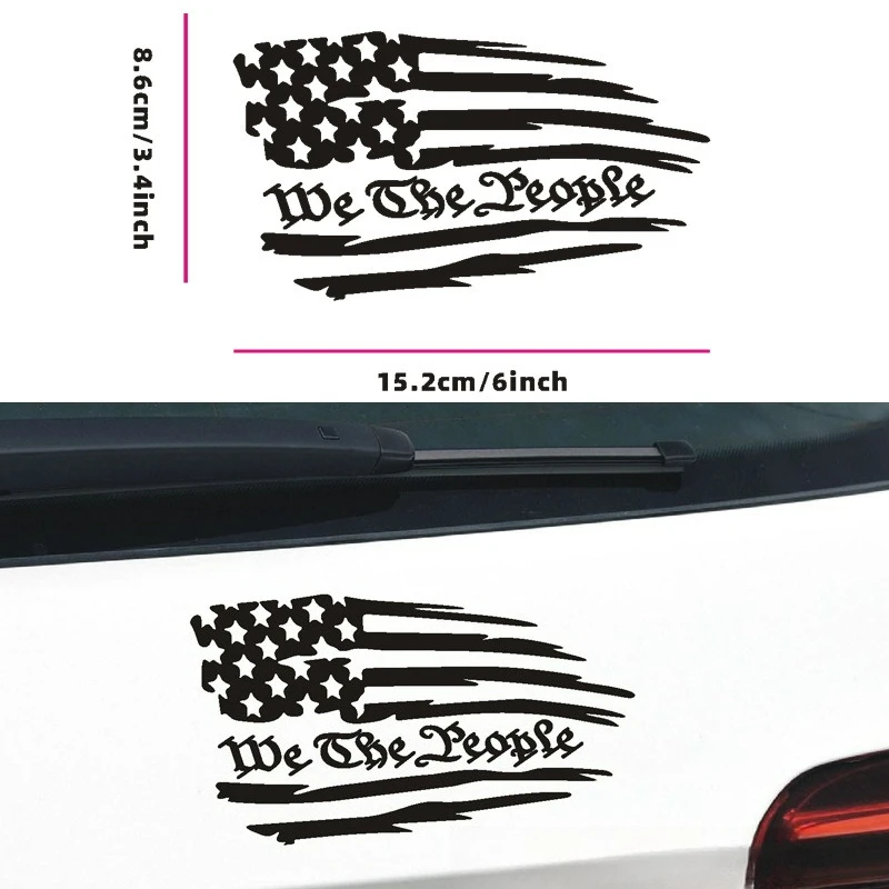 Universal Personalized English Car Sticker "We The People" Flag Suitable for Truck Van Headlight Decoration Hood Lamp Eyebrows
Universal Personalized English Car Sticker "We The People" Flag Suitable for Truck Van Headlight Decoration Hood Lamp Eyebrows
